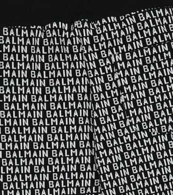 Logo cotton-blend sweatpants | Balmain Kids