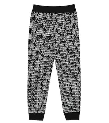 Logo cotton-blend sweatpants | Balmain Kids