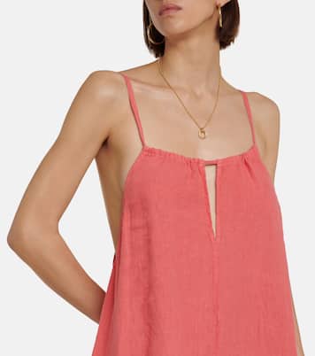 Dora linen minidress | Velvet