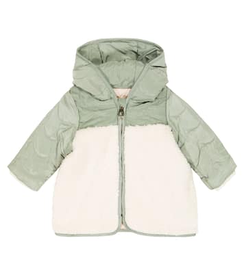 Baby Steppjacke mit Faux Shearling | Chloé Kids