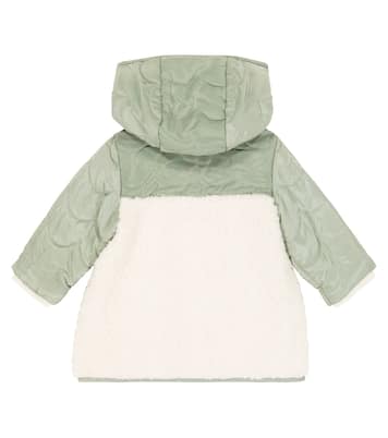 Baby Steppjacke mit Faux Shearling | Chloé Kids