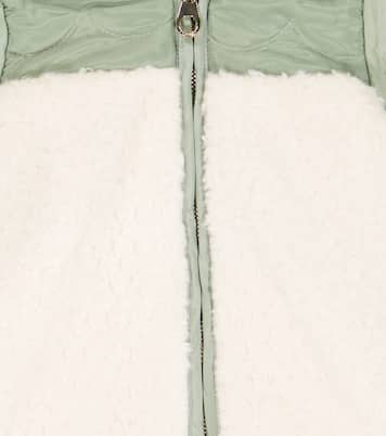 Baby Steppjacke mit Faux Shearling | Chloé Kids