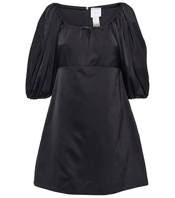 Vestido corto de satén | Patou