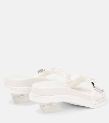 Leather slides | Simone Rocha