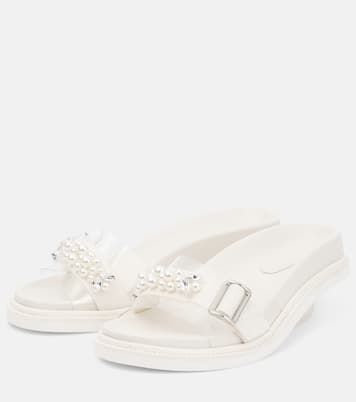 Leather slides | Simone Rocha