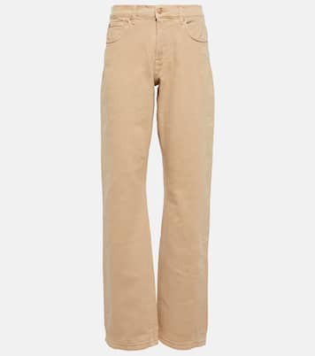 High-Rise-Hose Tess aus Baumwolle | 7 For All Mankind