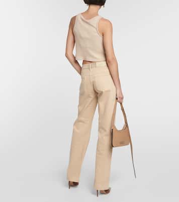 High-Rise-Hose Tess aus Baumwolle | 7 For All Mankind