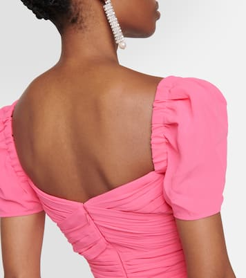 Crêpe midi dress | Self-Portrait