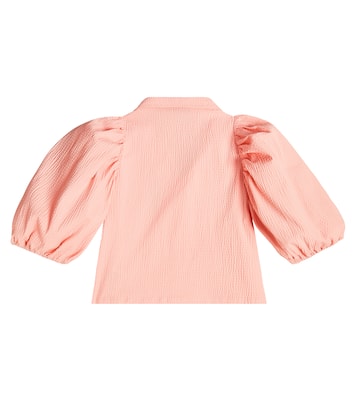 Blusa de seersucker bordada | Mini Rodini