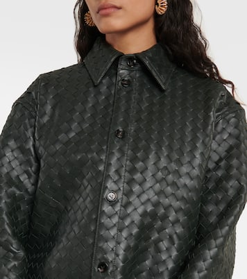 Hemd Intrecciato aus Leder | Bottega Veneta