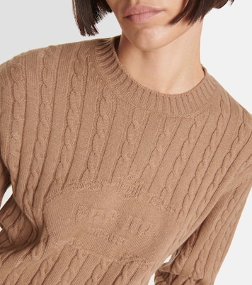 Pullover in cashmere con logo | Prada