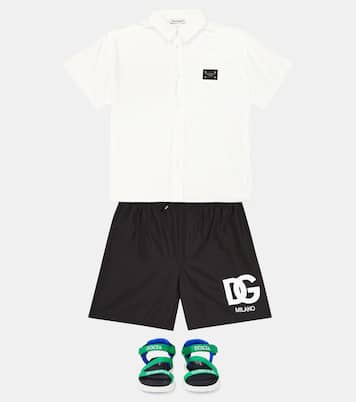 T-shirt en coton à logo | Dolce&Gabbana Kids