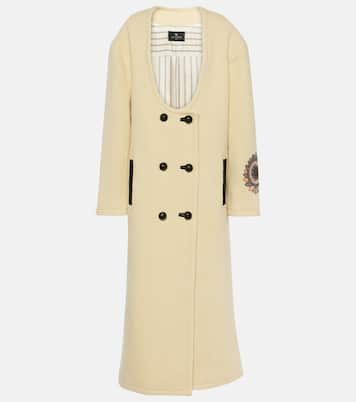 Cappotto in misto lana con ricamo | Etro