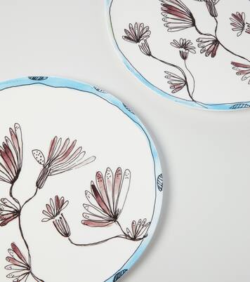 x Marni Camelia Aubergine set of 2 serving plates | Serax