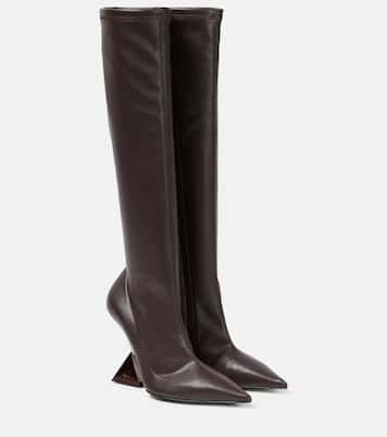 Bottes Cheope en cuir et cuir synthétique | The Attico