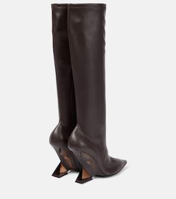 Bottes Cheope en cuir et cuir synthétique | The Attico