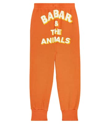 Panther cotton jersey sweatpants | The Animals Observatory