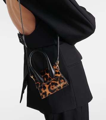 Le Chiquito leopard-print calf hair tote bag | Jacquemus