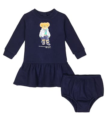 Baby cotton dress and bloomers set | Polo Ralph Lauren Kids