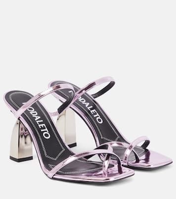 Angel A metallic leather mules | Nodaleto