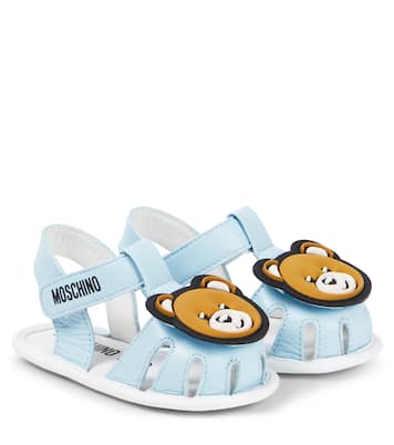Baby Sandalen Teddy Bear aus Leder | Moschino Kids