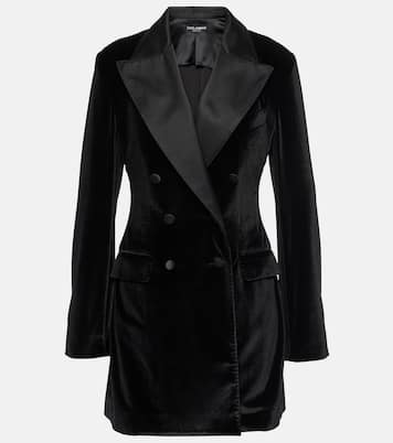 Double-breasted velvet blazer | Dolce&Gabbana