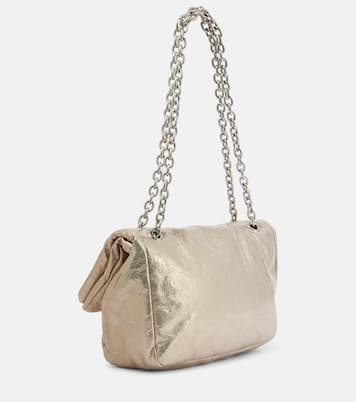 Borsa Monaco Small in pelle metallizzata | Balenciaga