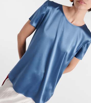 Leisure T-Shirt Cortona aus Satin | Max Mara