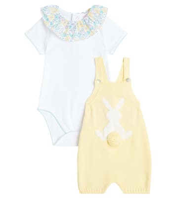 Bébé – Set body et combi-short Tilly en coton | La Coqueta