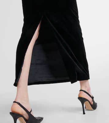Abito midi in velluto | Alessandra Rich