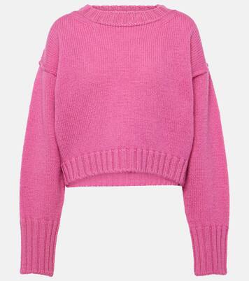 Jersey cropped Kryptona de lana | Acne Studios