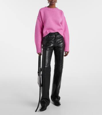 Jersey cropped Kryptona de lana | Acne Studios