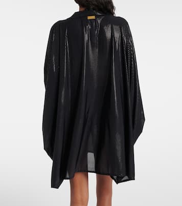 Vestido caftán corto de jersey | Balmain