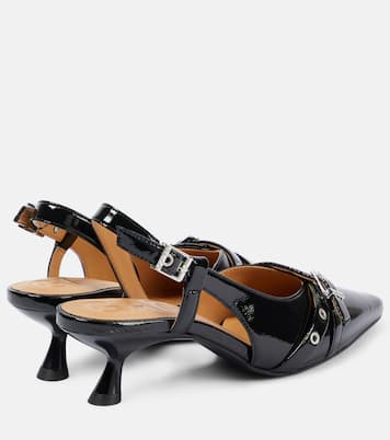 Escarpins en cuir synthétique | Ganni