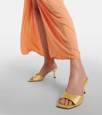 Skye 70 satin mules | Jimmy Choo