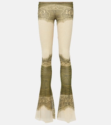 Printed flared pants | Jean Paul Gaultier