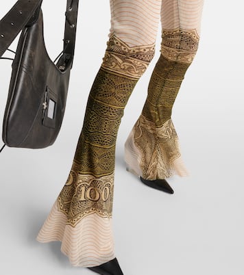 Printed flared pants | Jean Paul Gaultier