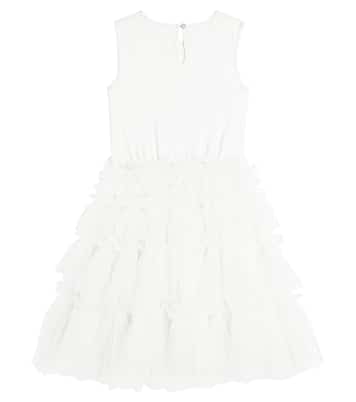 Kleid Dauphinette aus Jersey und Tüll mit Pailletten | Tutu Du Monde