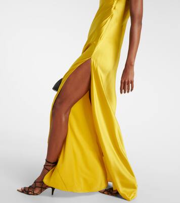 Filo strapless silk satin gown | Christopher Esber
