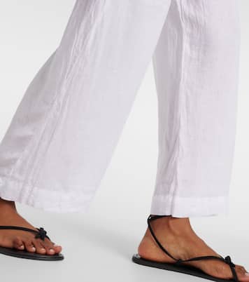Weite Hose Lola aus Leinen | Velvet