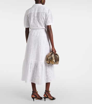 Jupe midi Amelia en coton | Velvet