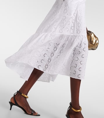 Jupe midi Amelia en coton | Velvet