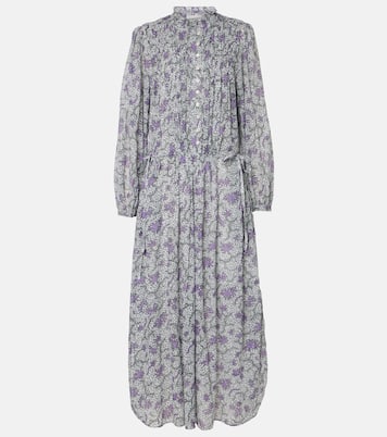 Robe midi Dalida imprimée en coton | Marant Etoile