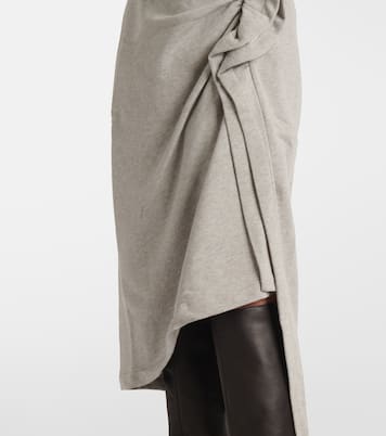 Gonna midi in jersey di cotone | Dries Van Noten