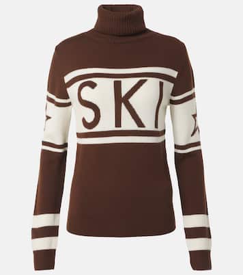 Jersey de cuello alto Schild de lana en intarsia | Perfect Moment