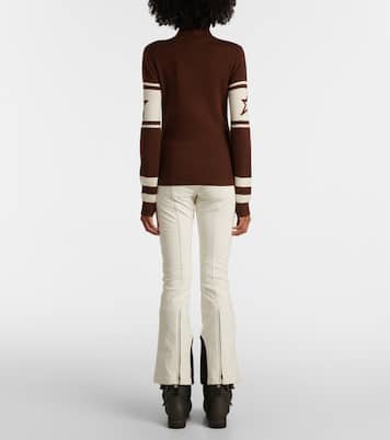 Jersey de cuello alto Schild de lana en intarsia | Perfect Moment