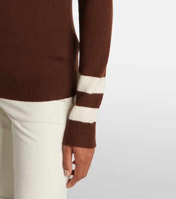 Jersey de cuello alto Schild de lana en intarsia | Perfect Moment