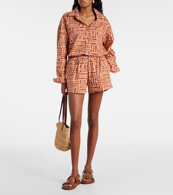 Shorts Elva in cotone con stampa | Faithfull