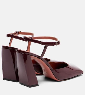 Charlotte 95 patent leather pumps | Amina Muaddi
