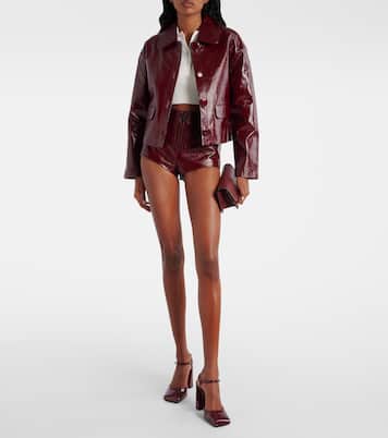 Charlotte 95 patent leather pumps | Amina Muaddi
